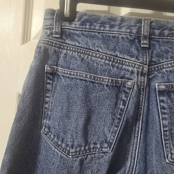 Vintage Flannel Lined Tapered Leg Mom Jeans by Eddie Bauer, 100% Cotton, EUC! - Picture 8 of 11
